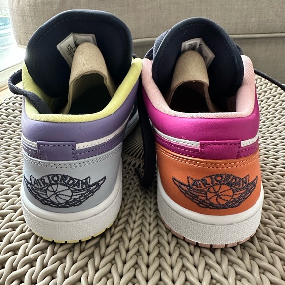 Air Jordan Low 1 SE Mismatched - sz 7.5 - Picture 6 of 8